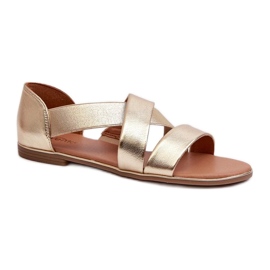 Sandalias Modelo 21SD35-3882 Dorado