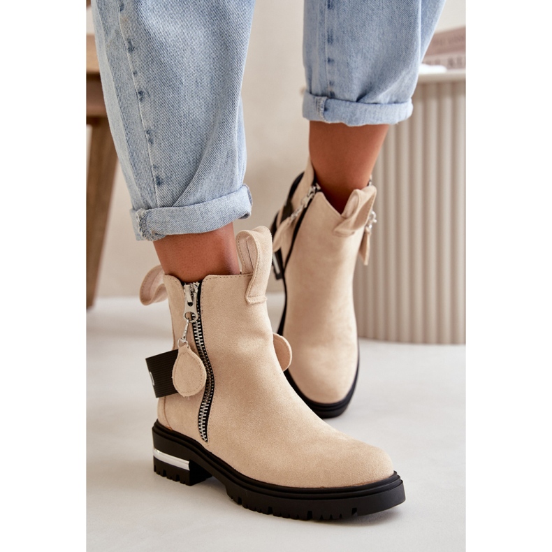 Step in style Botas Modelo Calvaro NC1279 Beige - Paso con estilo