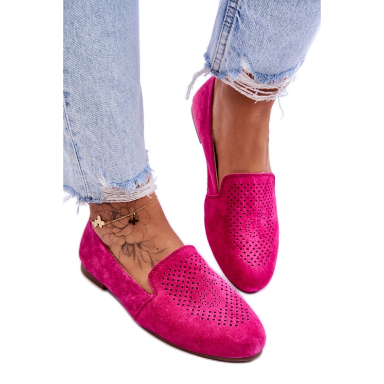 Mocasines Modelo LR29515 Fucsia rosado Mocasines Modelo LR29515 Fucsia rosado
