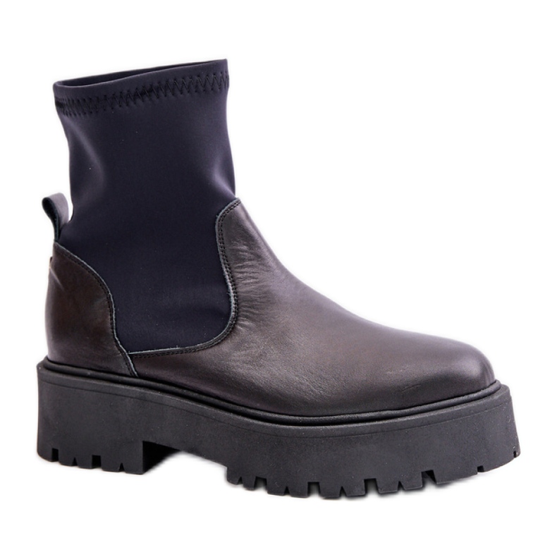Botines slip-on Zazoo modelo negro