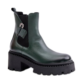 Modelo Zazoo Botas Verde Oscuro negro