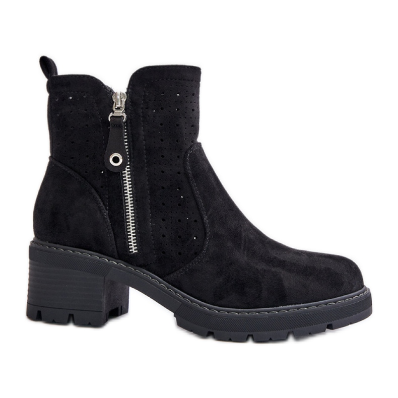 Botas de mujer ligeramente aislantes M1537 negro Botas de mujer ligeramente aislantes M1537 negro