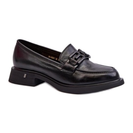 Mocasines de mujer con adornos Vinceza 63501 negro