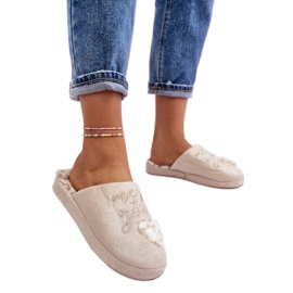 Pantuflas Modelo MD6003 Beige
