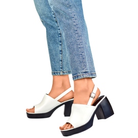 Sandalias Modelo GD-FL1630W Blanco