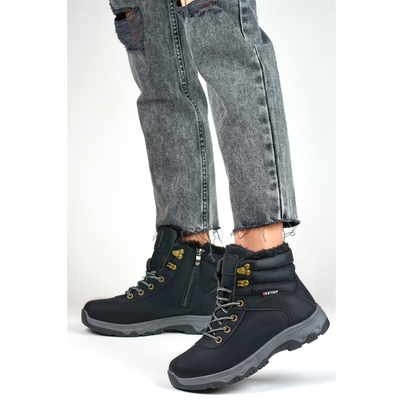 Zapatos Trekking Modelo 1696-1B Negro - PRIMO