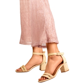 Sandalias mujer 7212BE beige