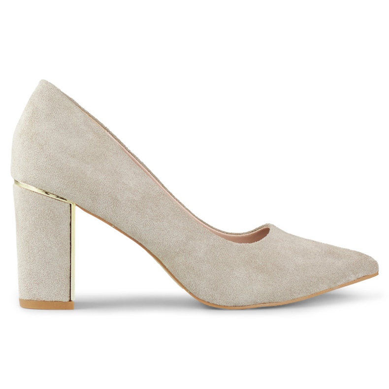 Zapatos de salón mujer GD-DO112A-BE beige