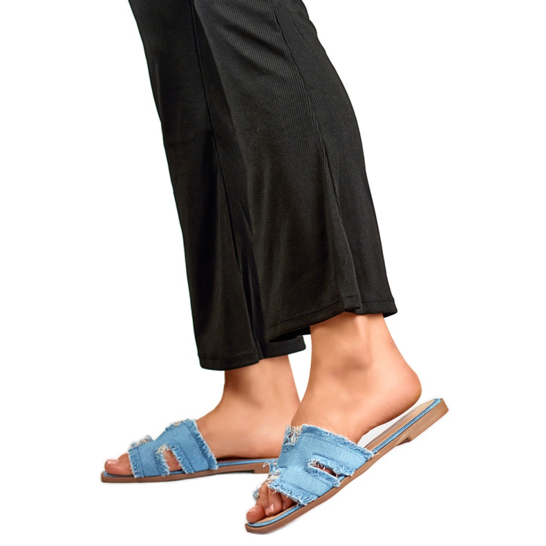 Jeans MTBL04L.DE chanclas de mujer, azul Jeans MTBL04L.DE chanclas de mujer, azul