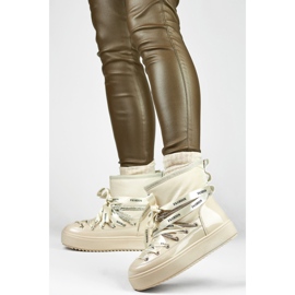 Botas de nieve Modelo 5754-4BE Beige - PRIMO