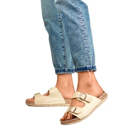Zapatillas de mujer G3178-7BE beige