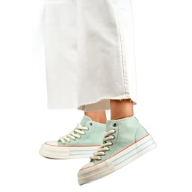 Zapatillas Mujer Plataforma BL507BL verde