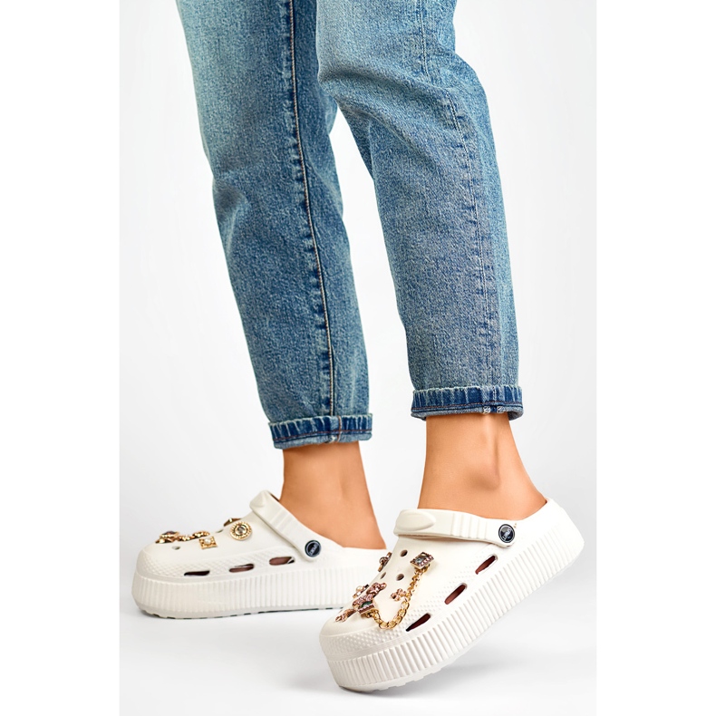 Sandalia Chanclas Modelo PT-1W Blanco - PRIMO