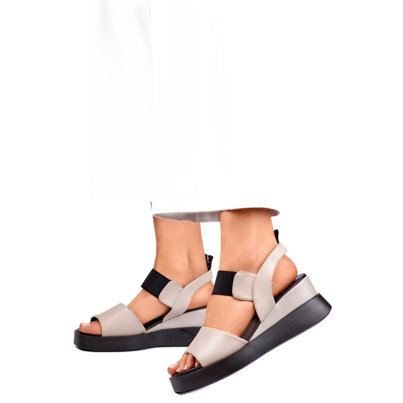 Sandalias de Cuña Mujer GD-LH2002T, beige Sandalias de Cuña Mujer GD-LH2002T, beige