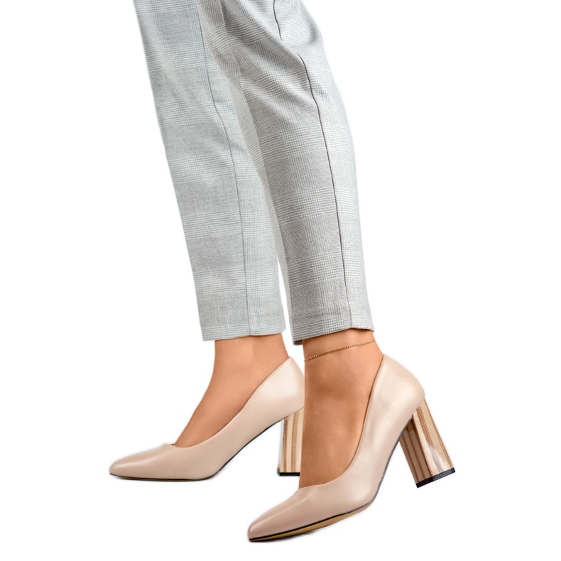 Bombas Modelo GD-FL486A-D.BE Beige