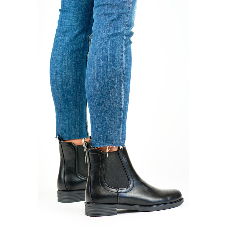 Botas Chelsea de Mujer MR-15B Negro