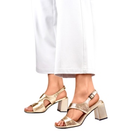 Sandalias de mujer GD-FL1146GO Dorado