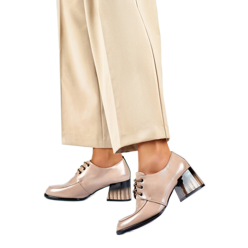 Zapatos mujer GD-FL439-D.BE beige