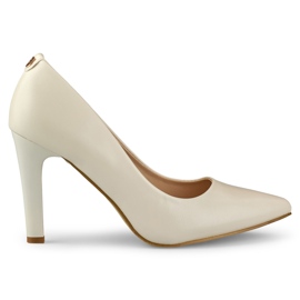 Tacones altos de mujer GD-FL360BE, beige
