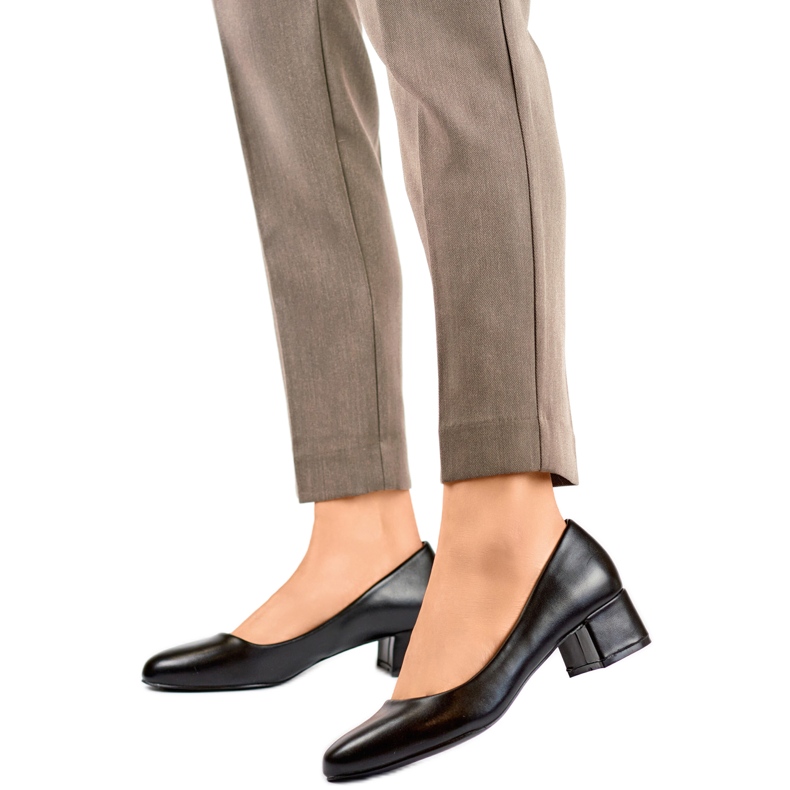 Zapatos de salón de mujer GD-FL490A-B negro