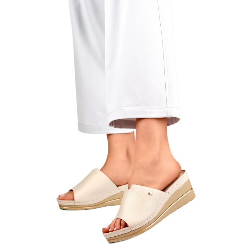 Zapatillas de mujer GD-FL1245BE beige