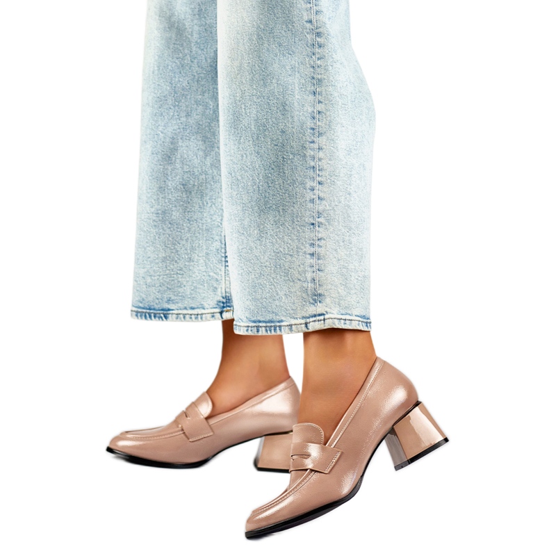 Zapatos de tacón para mujer GD-FL471BE beige Zapatos de tacón para mujer GD-FL471BE beige