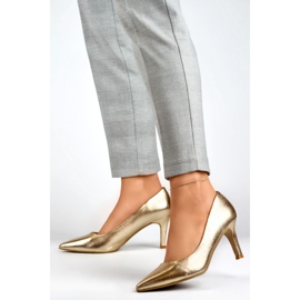 Stilettos Modelo GD-FL370C-GO Oro - PRIMO amarillo