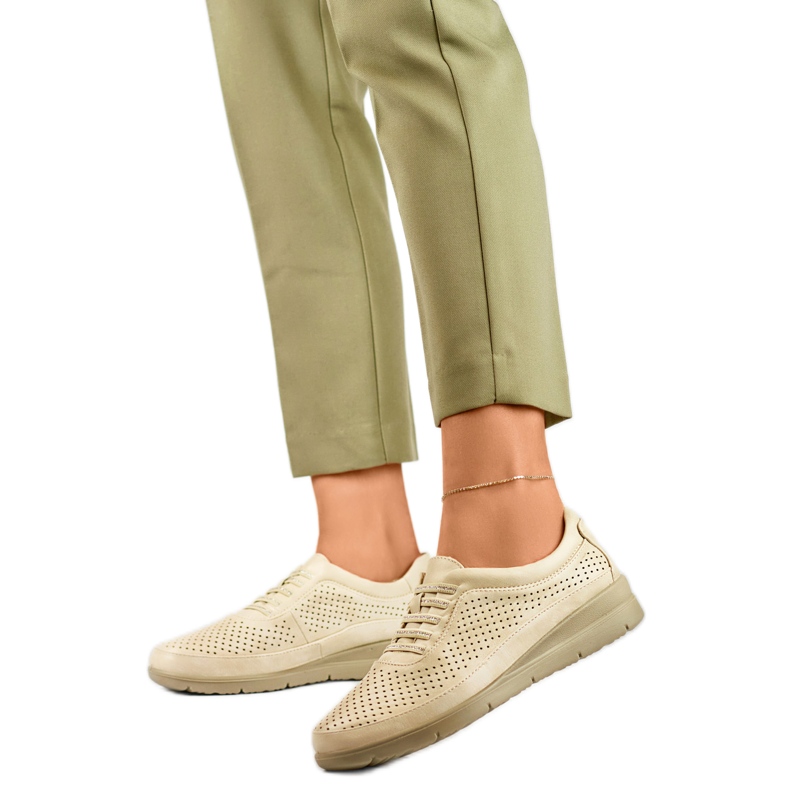 Zapatos Modelo 8617-4BE Beige Zapatos Modelo 8617-4BE Beige