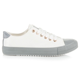 Seastar Zapatillas atadas en una plataforma colorida blanco