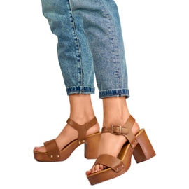 Sandalias Mujer 3993CA marrón