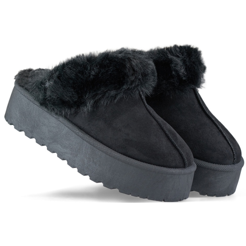 Pantuflas Modelo 81366-1B negro Pantuflas Modelo 81366-1B negro