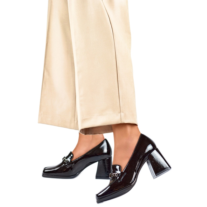 Zapatos de tacón para mujer 24-12322B negro Zapatos de tacón para mujer 24-12322B negro