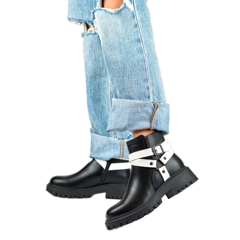 Botas aislantes para mujer 250043BW-PU negro