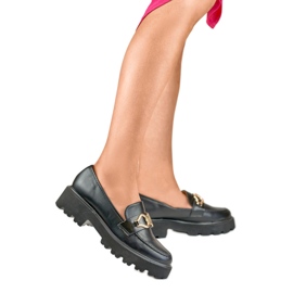 Zapatos de mujer con decoración B2733B negro