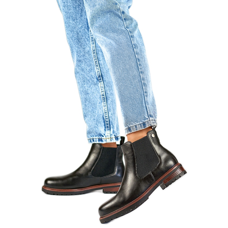 Botas Chelsea Modelo GD-WL71B negro Botas Chelsea Modelo GD-WL71B negro