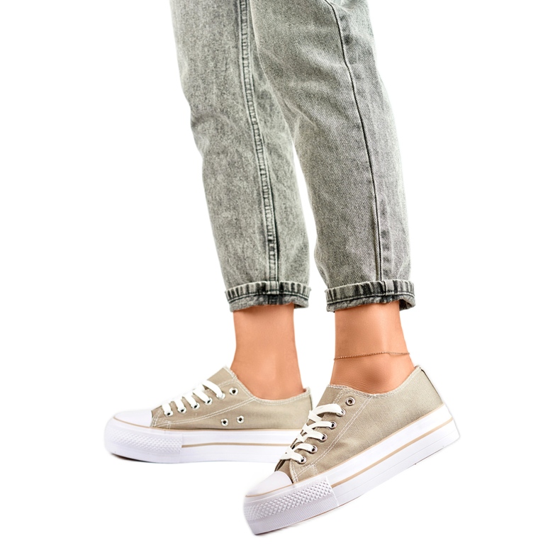 PRIMO Zapatillas Modelo QY832-36D.G Gris