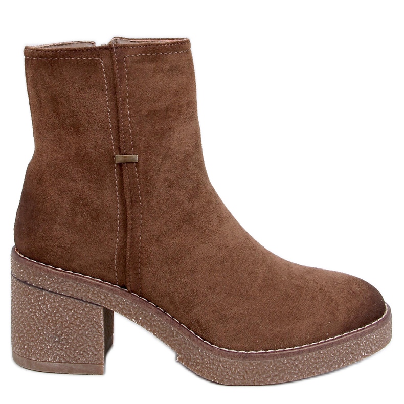 Botines de tacón estable Filly Green marrón Botines de tacón estable Filly Green marrón