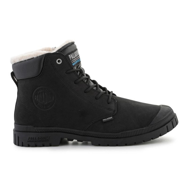 Zapatos Palladium sp20 Cuff Leather Waterproof Wl 79067-008-M negro