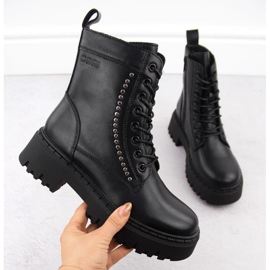 Botas de piel Big Star, aislantes OO274A255 INT2062 negro