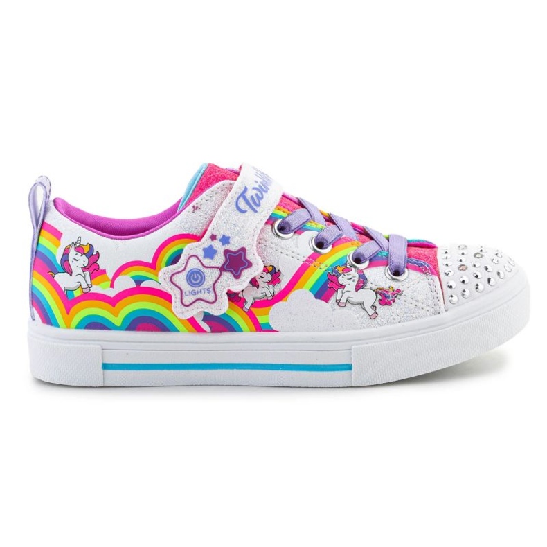 Zapatos Skechers Twinkle Toes S Lights Twinkle Sparks Jumpin Clouds 314809L-WMLT multicolor