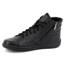 Olivier Zapatos mujer minimalistas descalzos piel invierno 1261 negro