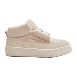 Zapatillas con aislamiento para mujer Big Star OO274A531 Crema beige