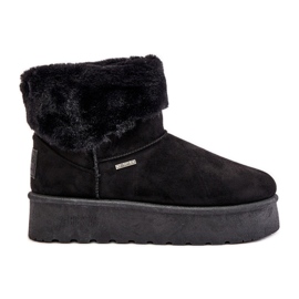 Botas de nieve con plataforma y pelo Big Star OO274A108 Negro
