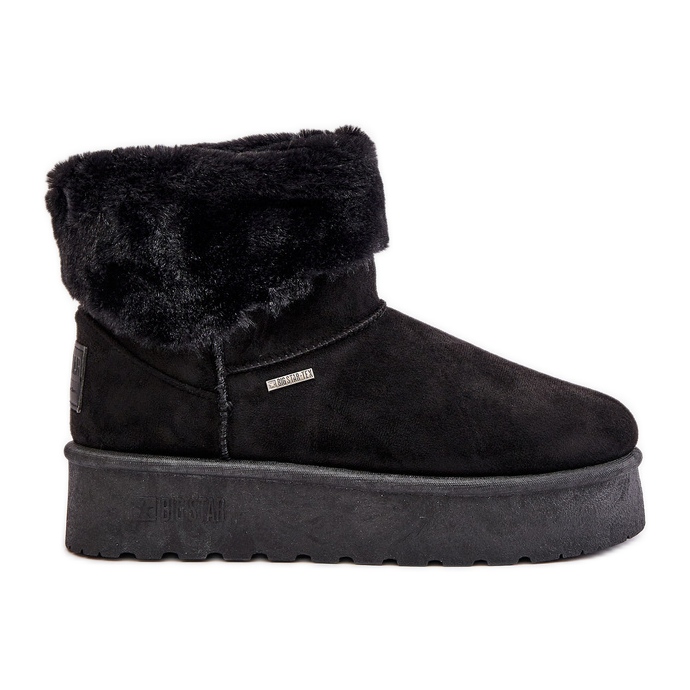 Botas de nieve con plataforma y pelo Big Star OO274A108 Negro