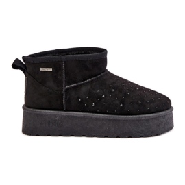 Botas de nieve con decoración en la plataforma Big Star OO274A105 Negro