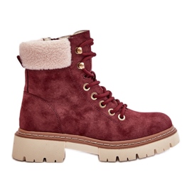 Botas Aislantes De Mujer Con Cremallera, Burdeos Ferelia rojo