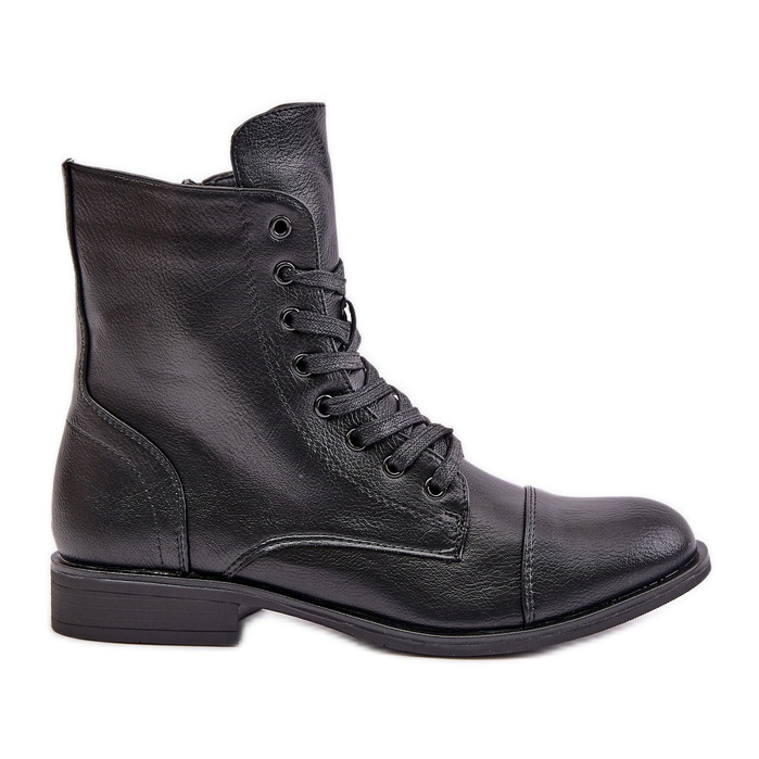 Botas aislantes de ecopiel con cremallera, Black Leanaris negro Botas aislantes de ecopiel con cremallera, Black Leanaris negro