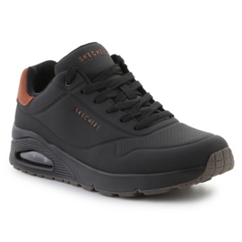 Zapatos Skechers Uno Suited On Air 183004-BBK negro