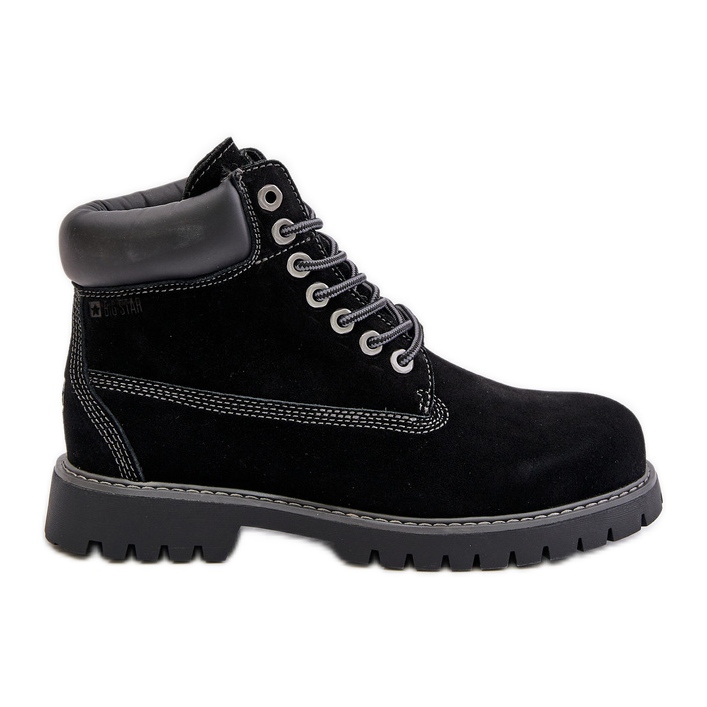 Botas de hombre con aislamiento de ante Big Star OO174138 HI-POLY System Negro