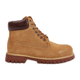 Botas de hombre con aislamiento de ante Big Star OO174136 HI-POLY System Camel marrón